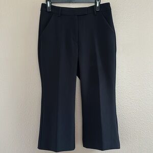 Express High Rise Editor Cropped Slim Flare Pant